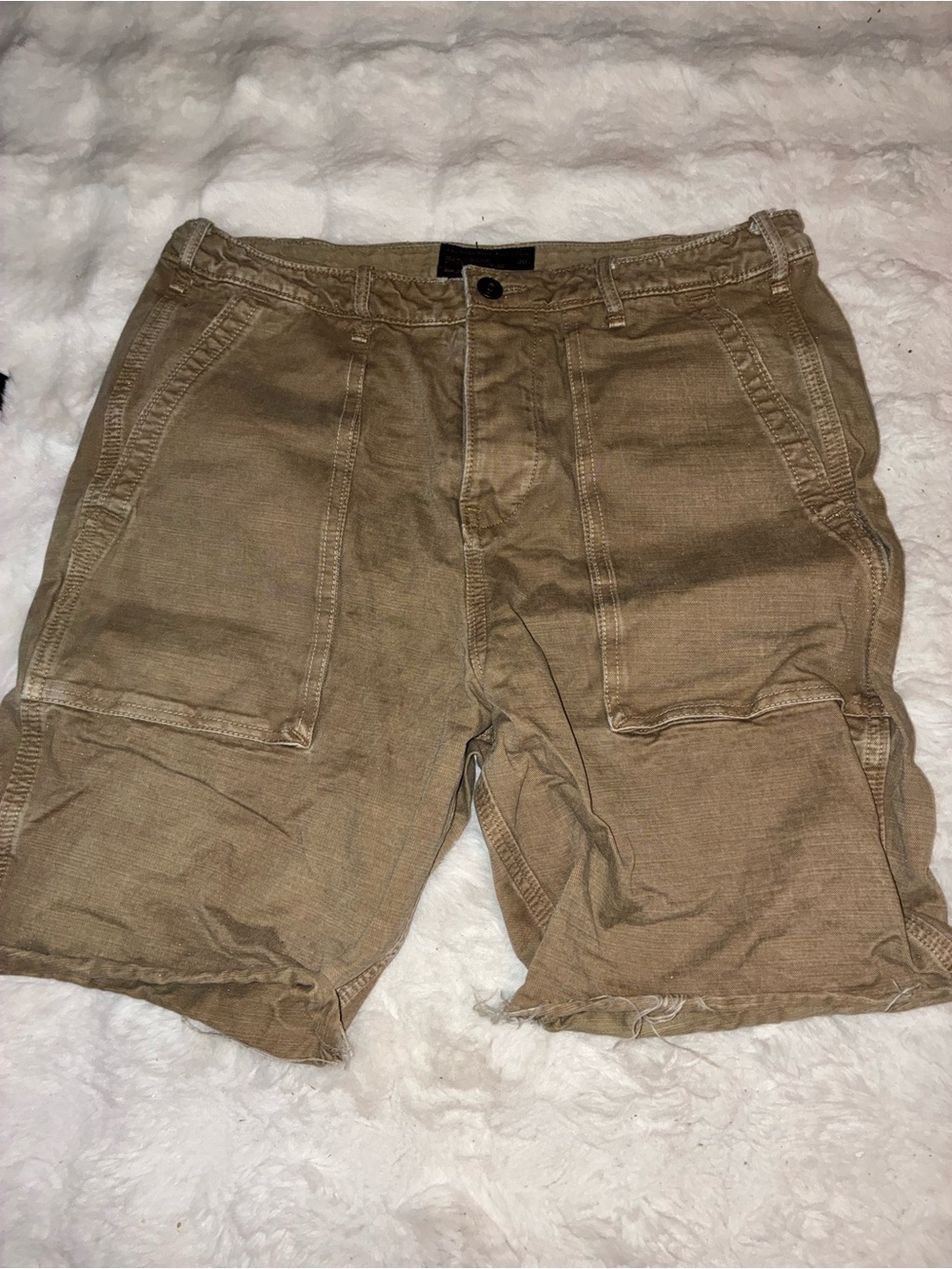 VINTAGE Abercrombie & Fitch Men's Cargo Shorts - Brown